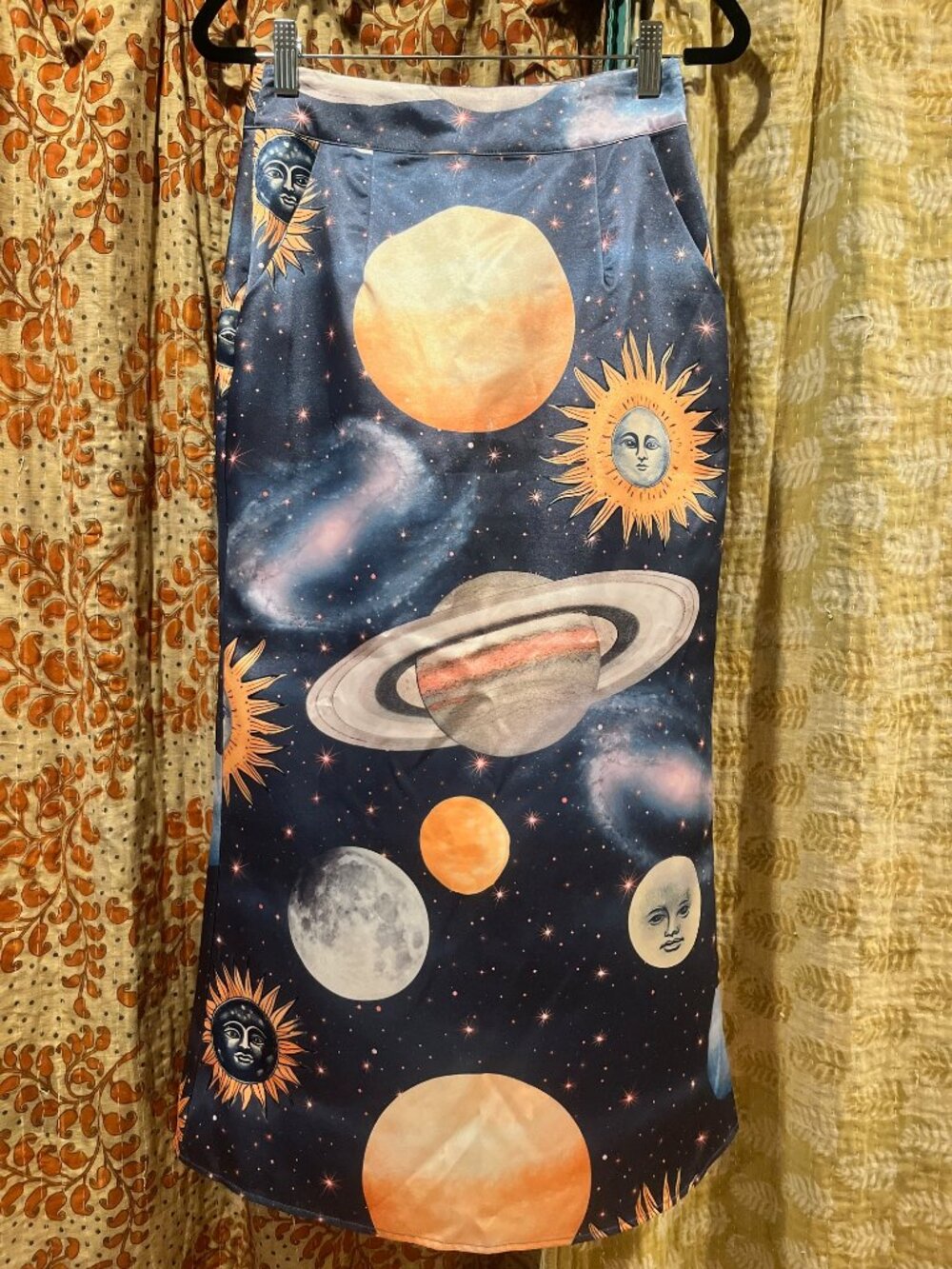 NWT Whimsigoth Celestial 90s Dangerfield Midi Skirt AU 6